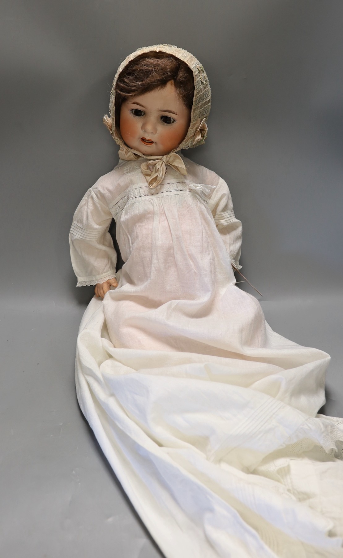 A large Heubach Koppelsdorf 300.8 bisque head doll